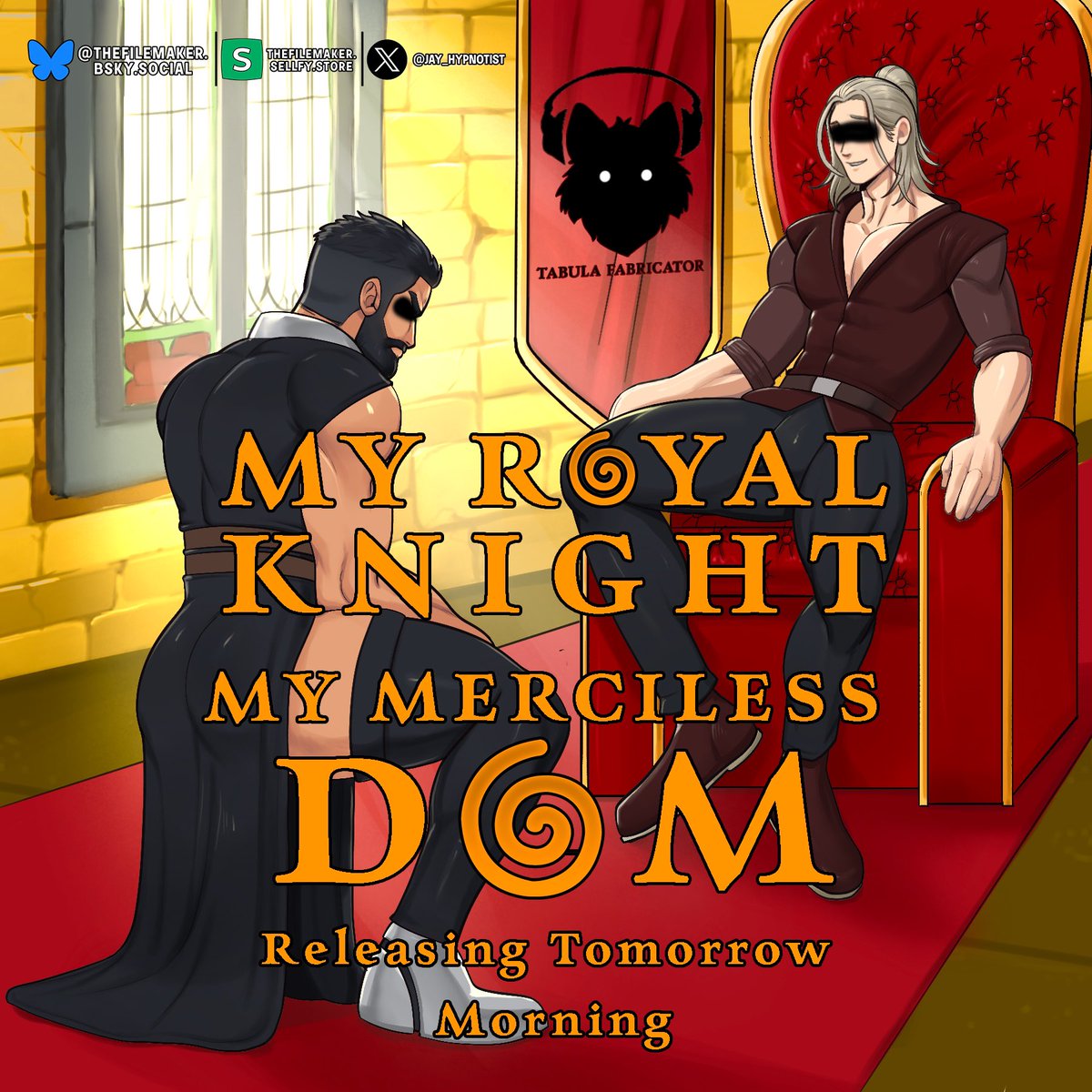 jay_hypnotist's tweet photo. My Royal Knight / Merciless Dom
Premise :
You’re a prince who’s feeling empty… but your knight is back. And he’ll fill you completely
Art By @bolloxxxz
To Be Released Tomorrow Morning 🌅
#Hypno #hypnosis #gayhypnosis #hypnok1nk #hypnokink #hypnofetish #hypnosisfile https://t.co/BUTe7lkgS8