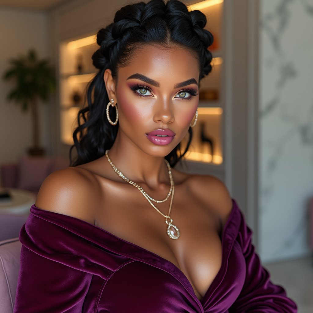 AIFashionChic's tweet photo. 🎯 She doesn’t need contrast.
She is the focal point.
#VisualAuthority #AIFluent #LadyBossVibes #AIFashion https://t.co/mVuI8jtpVD