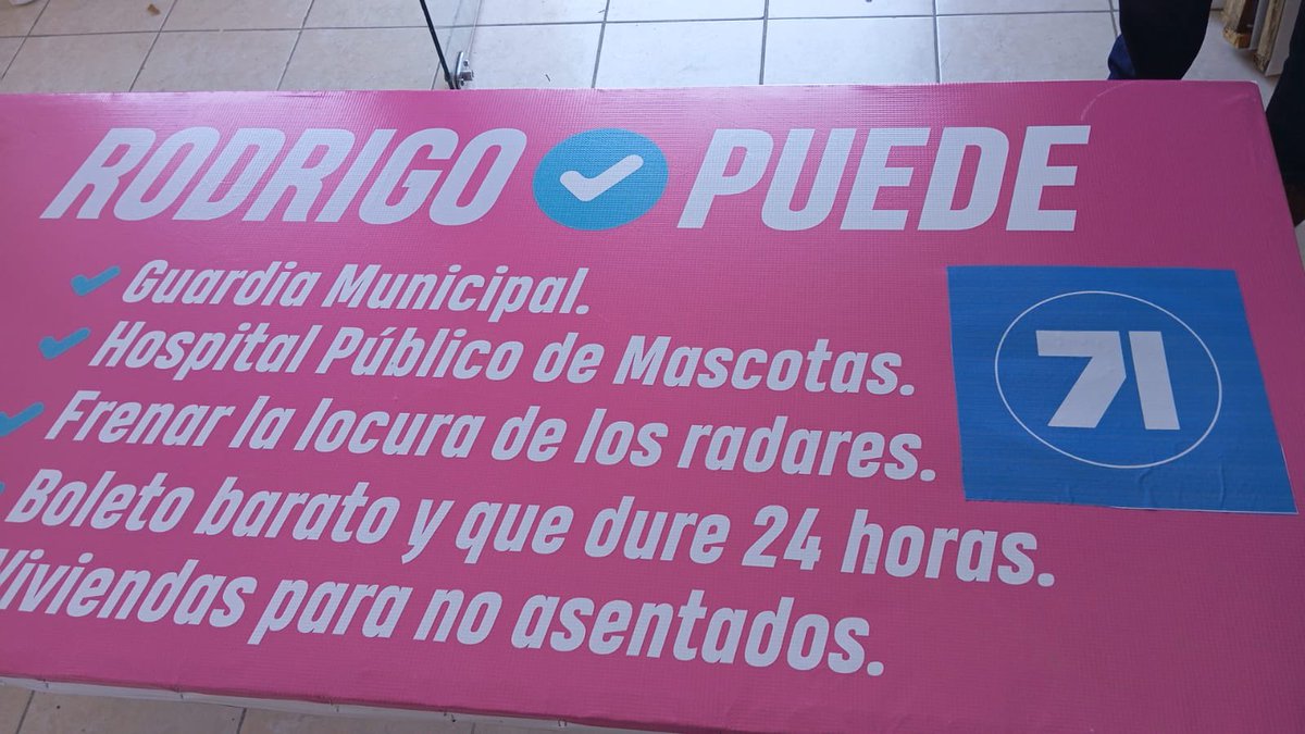 BorsariLuis's tweet photo. Por un mejor Maldonado.
#Lista71 #LuisBorsari
#RodrigoIntendente
En unos días estará pronta la Lista 71 para acercártela, para que la tengas lista para el 11 de mayo.
Si necesitas un cartel o una bandera, tenemos para llevarte. ¡Escríbeme, estoy para darte una mano! https://t.co/QRgyJDjowa