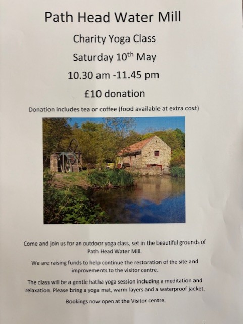 Join us on 10th May for one of our popular gentle hatha yoga sessions, including a meditation and relaxation. Please bring a  yoga mat, warm layers and a waterproof jackets as we will be outdoors!