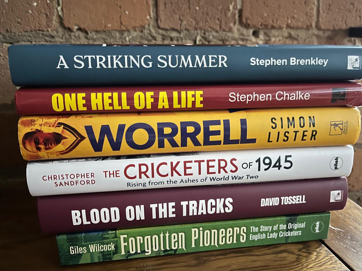 Only a little more than a week until
<a href="/CricketSociety/">The Cricket Society</a> / <a href="/MCCOfficial/">Marylebone Cricket Club</a> Book of The Year shindig at <a href="/HomeOfCricket/">Lord's Cricket Ground</a> on 14th April. Good luck <a href="/stephenbrenkley/">Stephen Brenkley</a> <a href="/ListerProd/">ListerProd</a> #stephenchalke #chrissandford @david_tossell #gileswilcock - well done to <a href="/FairfieldBooks_/">Fairfield Books</a> <a href="/PitchPublishing/">Pitch Publishing 📚 Sports Books</a> too.