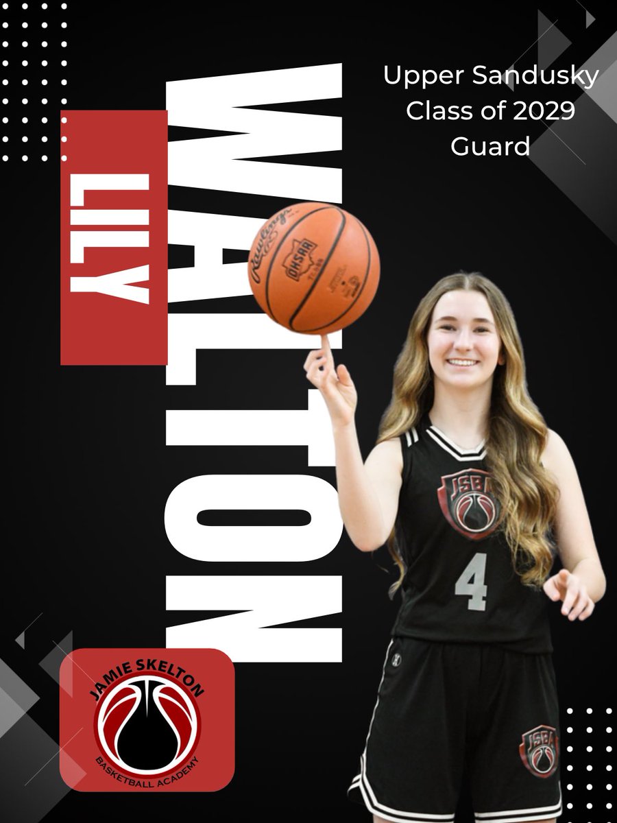 Next in our player spotlight we will highlight Lily.  Lily is the engine for our middle school group.  Her tenacious defense frustrates opponents and her three point shooting crushes souls!  She’s our little spitfire and we can’t wait to see what the future holds!