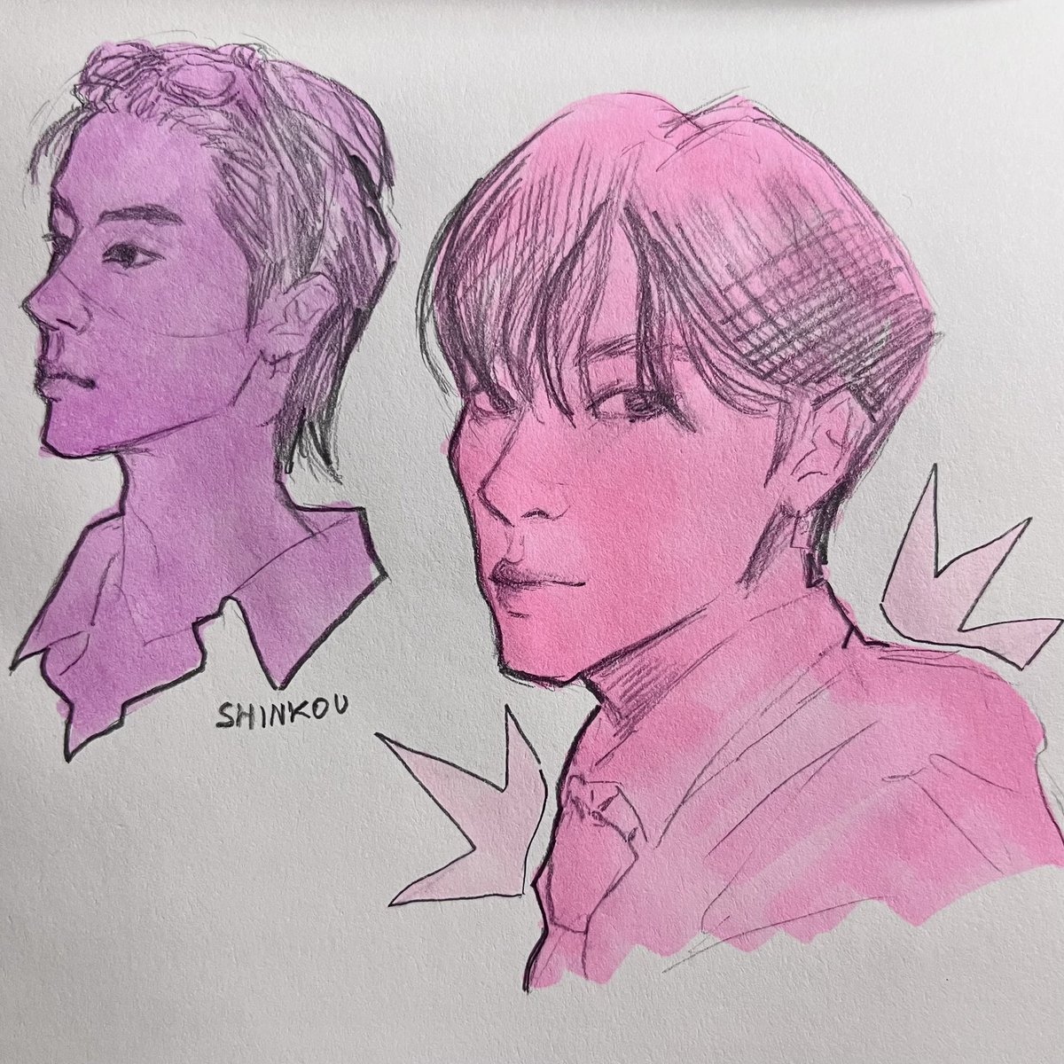 Sometimes a sketch it’s just a sketch~
#THEBOYZ #ERIC #더보이즈 #theboyzfanart