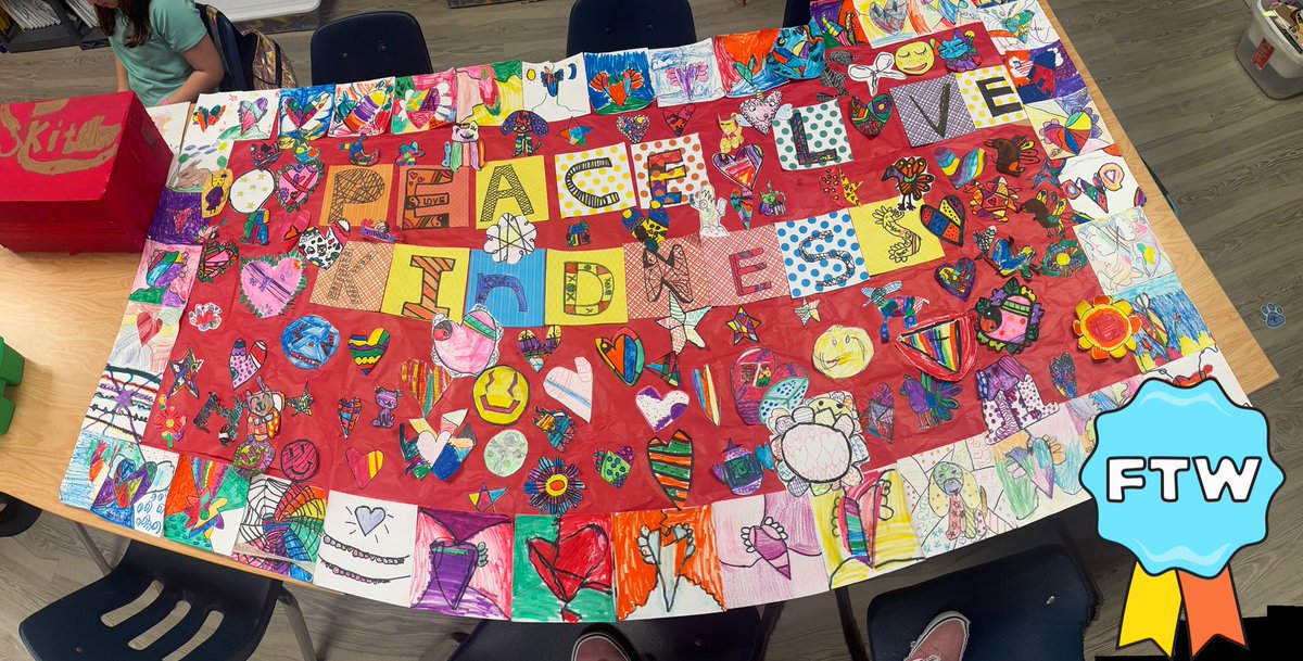 kpughstudio's tweet photo. Outside Art, kinder creations, collaborative Murals! We have been busy in the Art Lab! So busyโฆIโve forgotten to share๐คฆ๐ปโโ๏ธ #AdventuresintheArtLab #HumbleISDArtists #IgniteYourCreativity @HumbleISD_WCE @VisualArtHumble @HumbleISD_Arts https://t.co/DF9Sxxt4RK