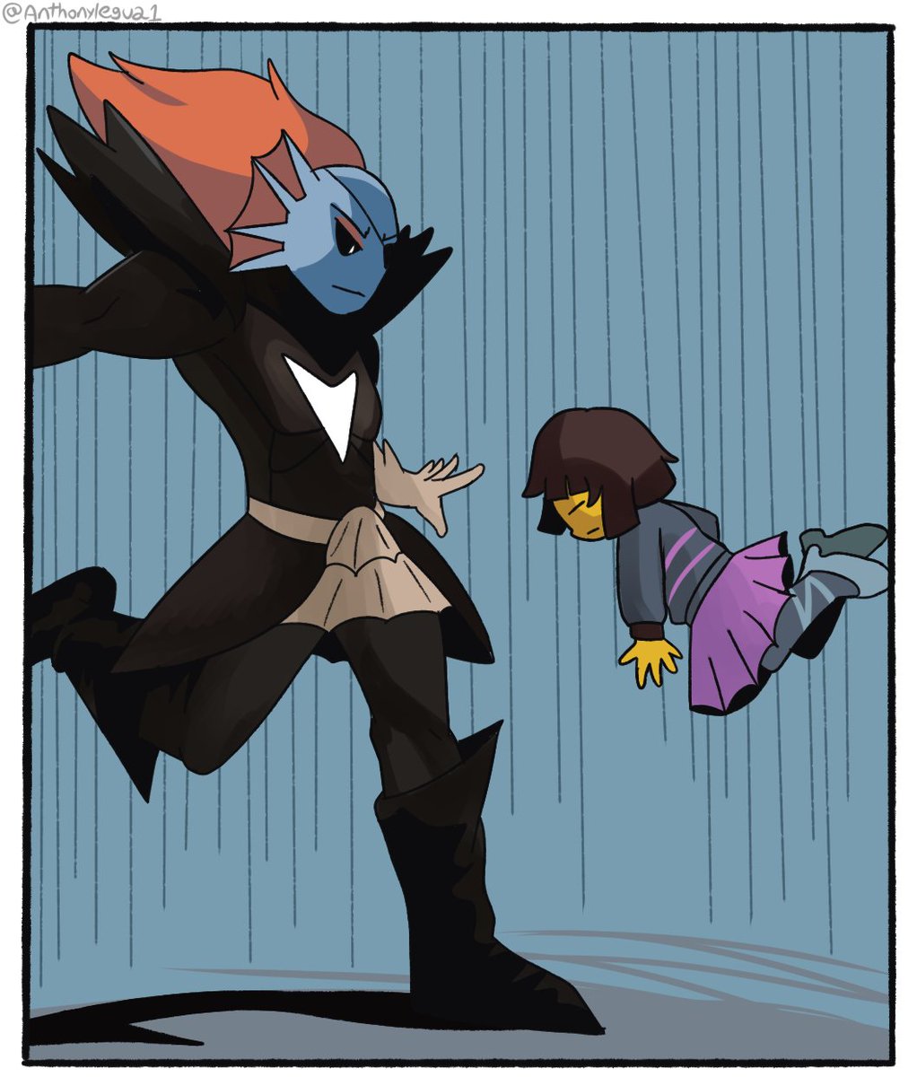 Anthonylegua1's tweet image. Kick the human
#Undertale #Undertalefanart #Frisk #Undyne