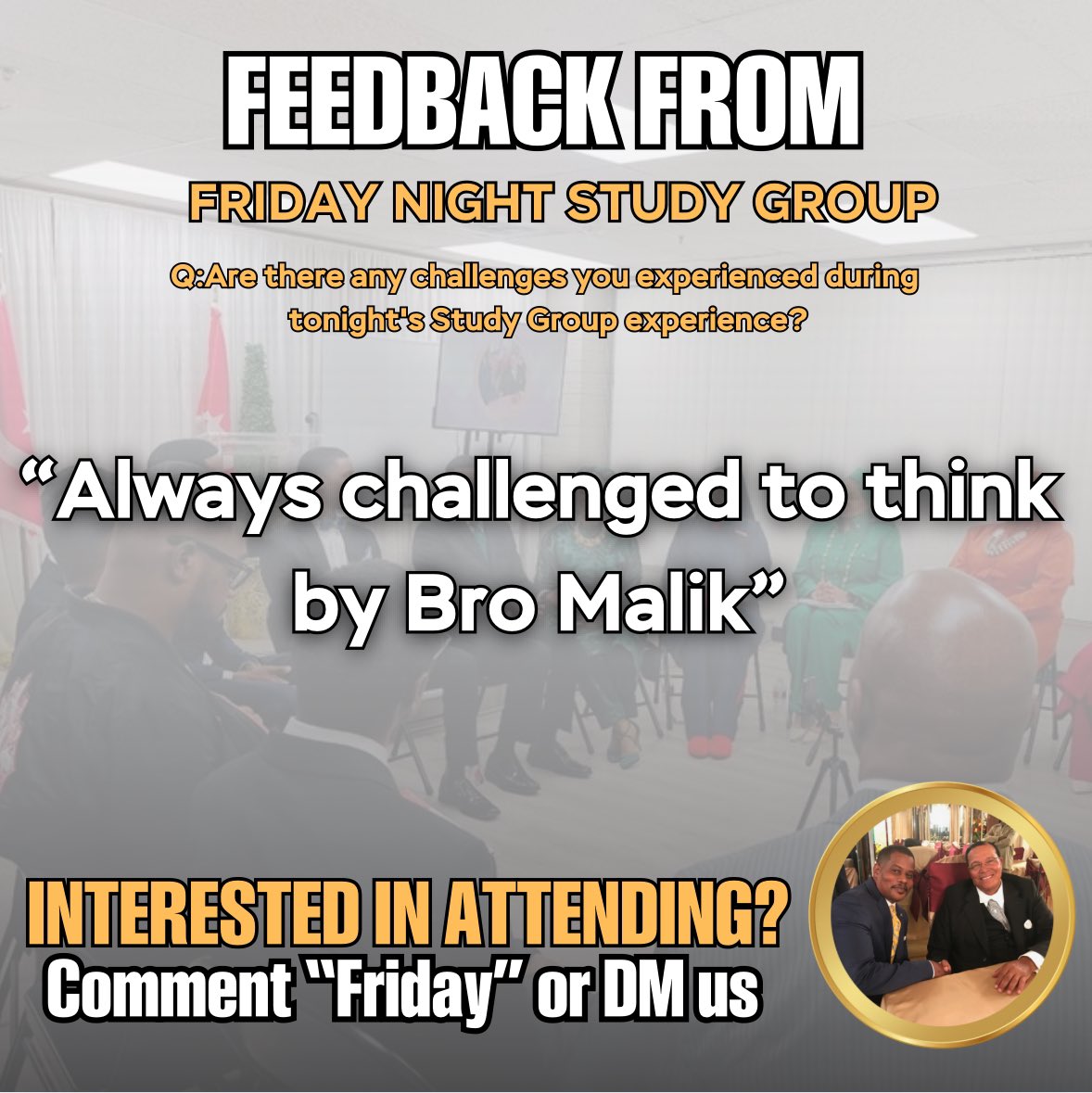 NOIWaxahachie's tweet image. APIDTA! ✊🏾 Here’s a few remarks of feedback that was shared with us regarding last night's Study group from the believers! 

📲If your interested in attending our upcoming meetings comment below or DM us.

#NationofIslam

#GodFamilyNation

#6thMosque

#NOIWaxahachie

#BroMalik