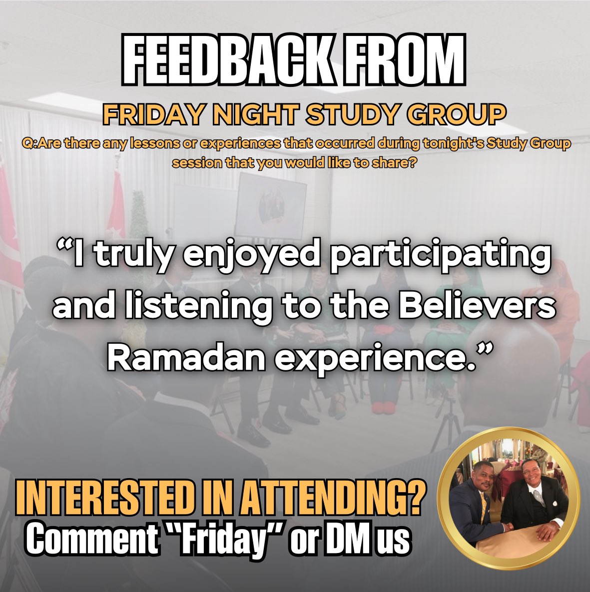NOIWaxahachie's tweet image. APIDTA! ✊🏾 Here’s a few remarks of feedback that was shared with us regarding last night's Study group from the believers! 

📲If your interested in attending our upcoming meetings comment below or DM us.

#NationofIslam

#GodFamilyNation

#6thMosque

#NOIWaxahachie

#BroMalik