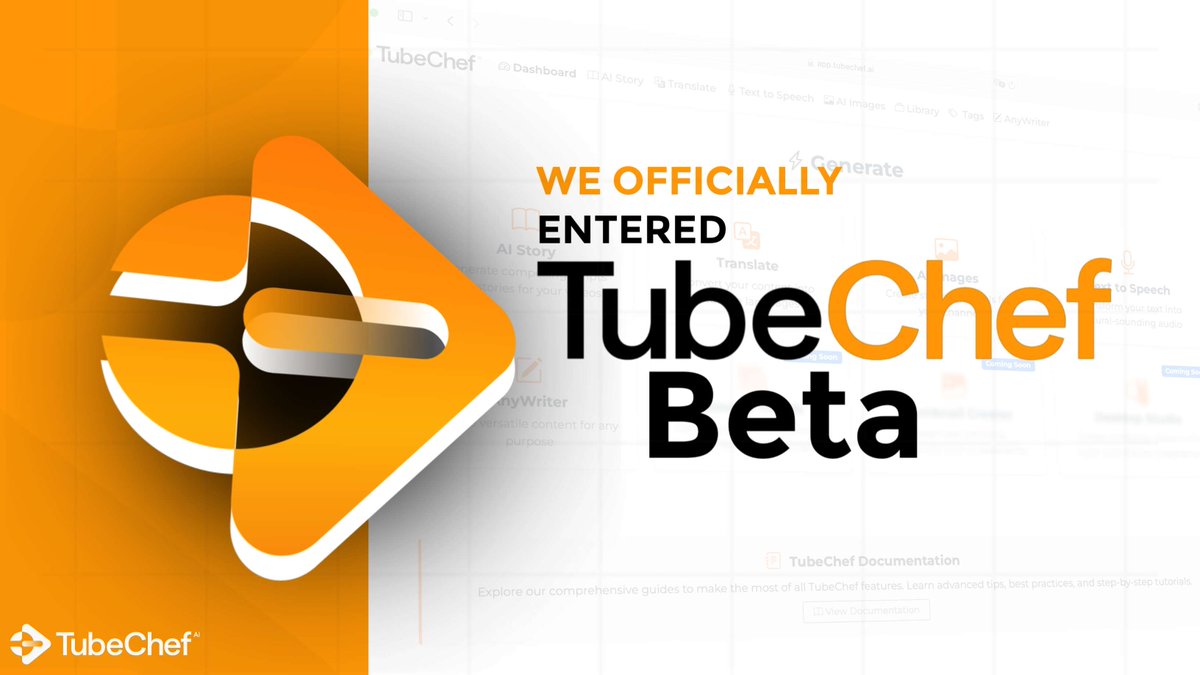 🎉 TubeChef Is Officially in BETA!

To celebrate, we’re giving away 3 Free Beta Access Spots!

How to enter:
✅ Follow us
✅ Like &amp; Retweet
✅ Tag a friend in the comments

Don’t miss your chance to try TubeChef before the public launch!