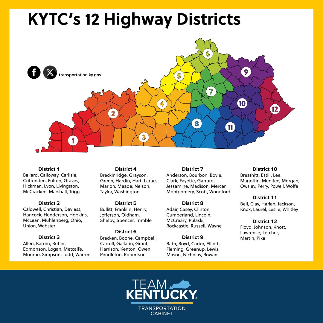 The rain might be headed out today, but we are far from out of the woods with flooding! Make sure you are checking your local forecast &amp; districts for the latest updates and closures. Again, we say turn around, don’t drown!   (1/3)
