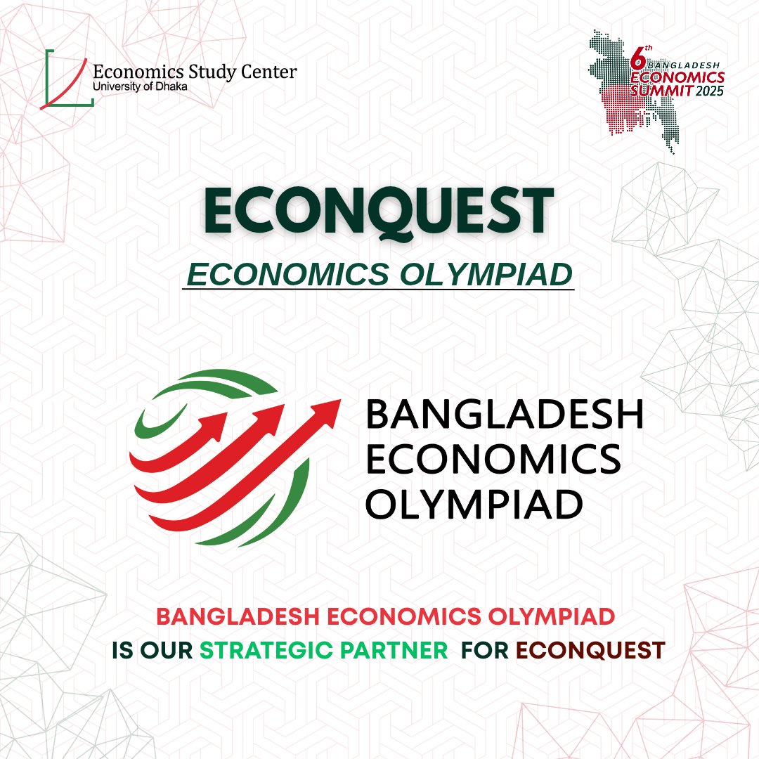 Bangladesh Economics Olympiad is our strategic partner for EconQuest, the Economics Olympiad