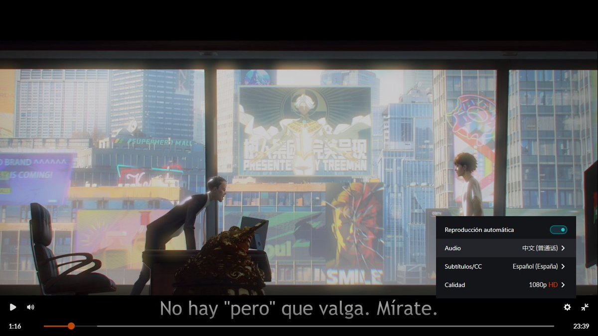 GimenezVillar07's tweet photo. ¡Acabo de ver el primer episodio de «To Be Hero X» y me ha encantado! 🤯
Pero hay algo que no entiendo, ¿por qué los subs en español con doblaje chino son diferentes a los subs en español con doblaje japonés? @crunchyroll_es 🤔 https://t.co/SHpzVNQyBg