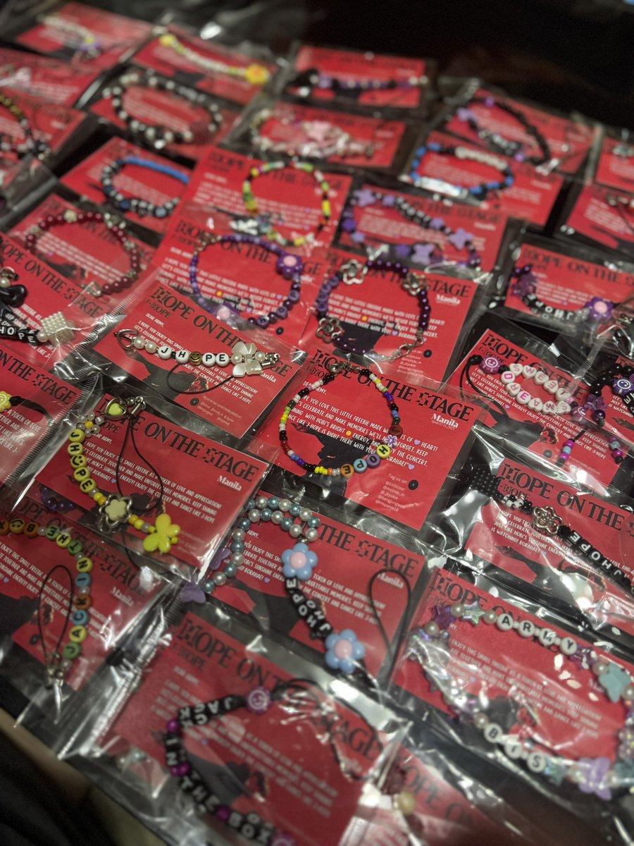 1n1tcool's tweet photo. #2
 ࣪ ˖ ⊹ ࣪𝐇𝐎𝐏𝐄 𝐎𝐍 𝐓𝐇𝐄 𝐒𝐓𝐀𝐆𝐄 𝐌𝐀𝐍𝐈𝐋𝐀 ⊹ ࣪ ˖
        ⤷ phone charms / bracelets

💜  d-1 &amp; d-2
💜  mbf, like, &amp; rt!
💜  loc: tba ! 
💜 strictly 1:1 (limited)
💜 on the spot trade on d-day
 ✿ see you! ✿

#HOPE_ON_THE_STAGE_TOUR 
#HOPE_ON_THE_STAGE_TOUR_Manila https://t.co/2YNRxF6pxN