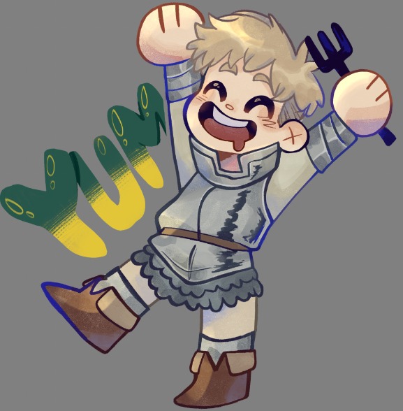 RednikD's tweet image. Cositas de #DungeonMeshi pa nueva merchita que ando haciendo uwu