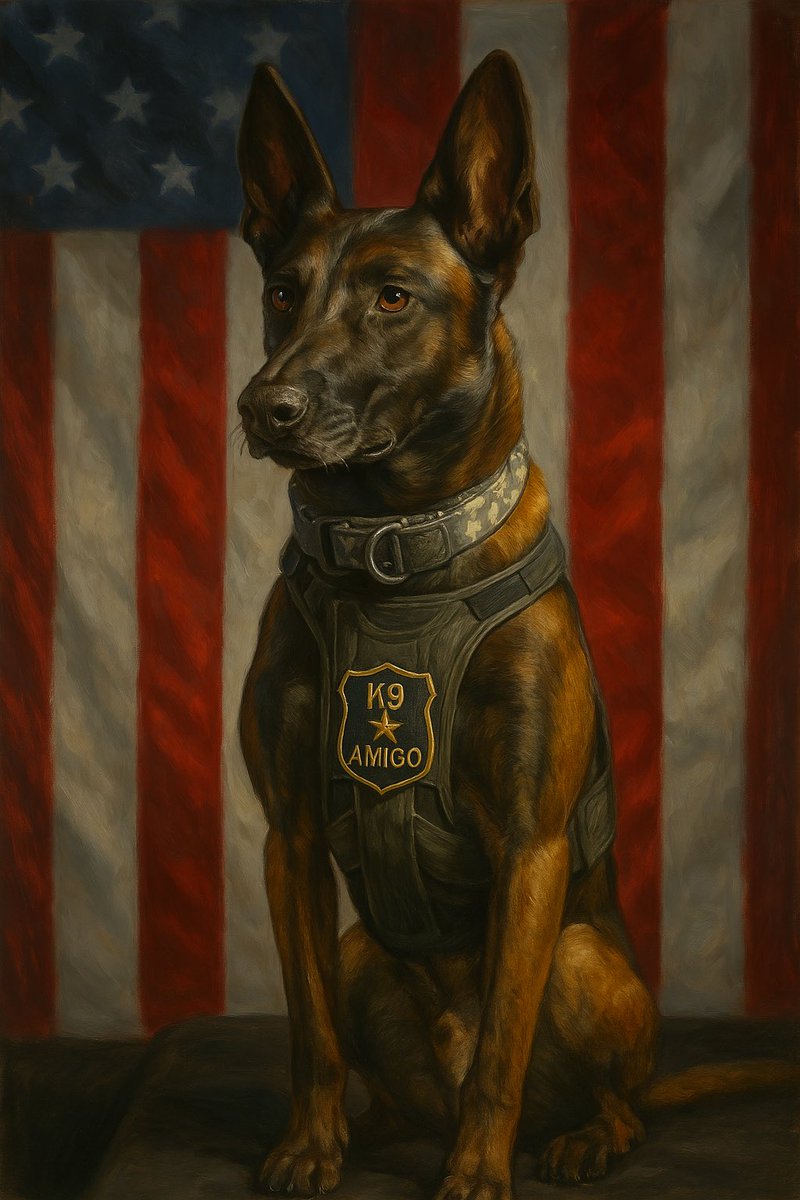 🕊️Farewell K9 Amigo🕊️

We are deeply saddened by the passing of <a href="/FriscoPD/">Frisco Police</a> K9 Amigo after battling a brief medical condition.

Our hearts go out to his handler, Officer Chandler, and the entire Frisco Police Department during this difficult time. 

K9 Amigo’s dedication and