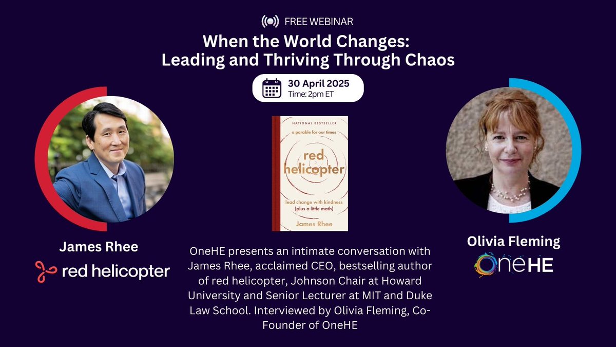 oneheglobal's tweet photo. In higher education, we often see math as logic and kindness as separate. But what if they’re connected in ways that could transform how we teach, lead, and inspire agency in ourselves and our students? Register for #OneHE webinar with @jamescrhee  https://t.co/DfCboG2vjT https://t.co/lXVs5HXiro