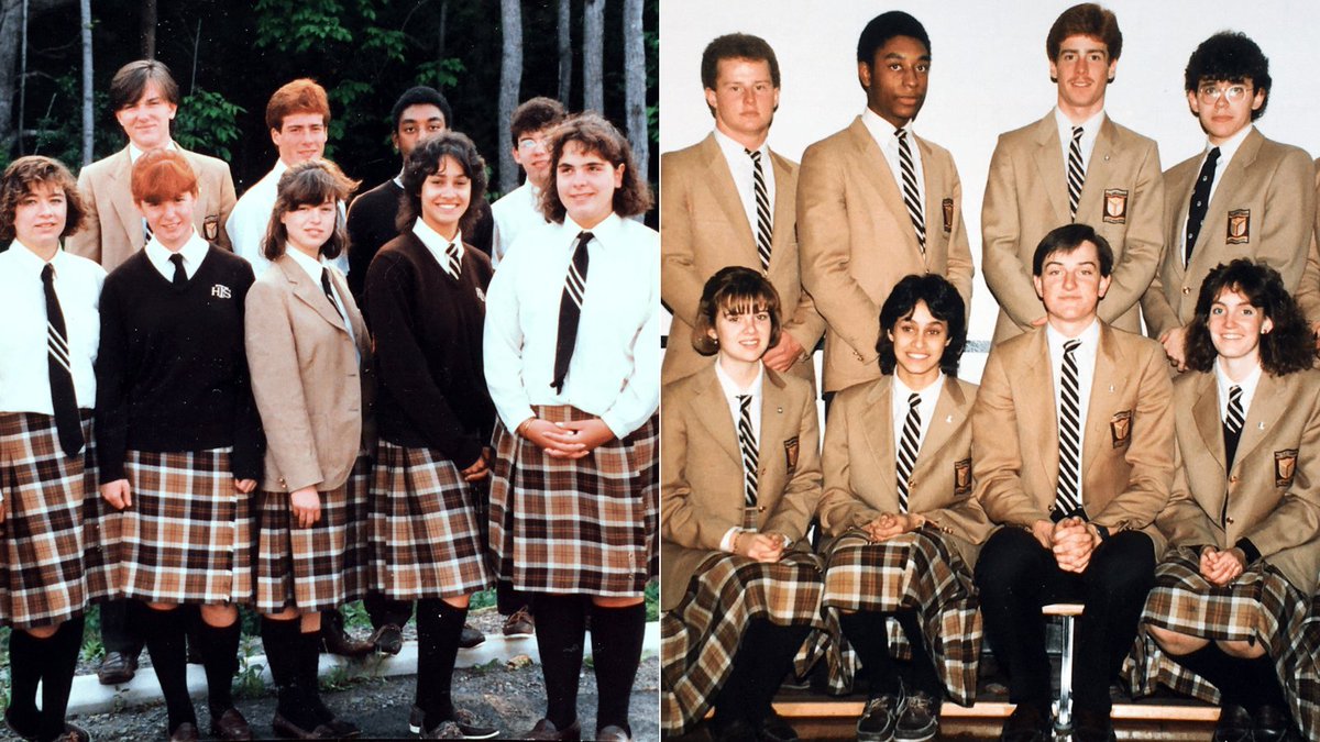 HTSRichmondHill's tweet image. ❗ Did you know today is Tartan Day ❗

👉 Take a look at how our tartan has grown and changed over the past 40+ years from our kilts, to tunics, to ties. ❤️

#HTSRichmondHill #HTSCampus #TartanDay #Tartan #Kilt #HawkPride