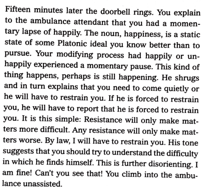 JasonAlm__'s tweet photo. Rankine shows how easily a ‘momentary lapse of happily’ becomes a threat of restraint. #DLMBL https://t.co/VpnI5p9mNc