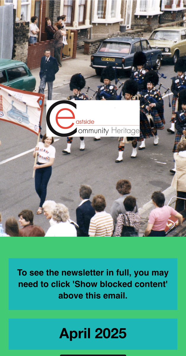 Check out Eastside Community Heritage April newsletter! 

eepurl.com/jaRWDI