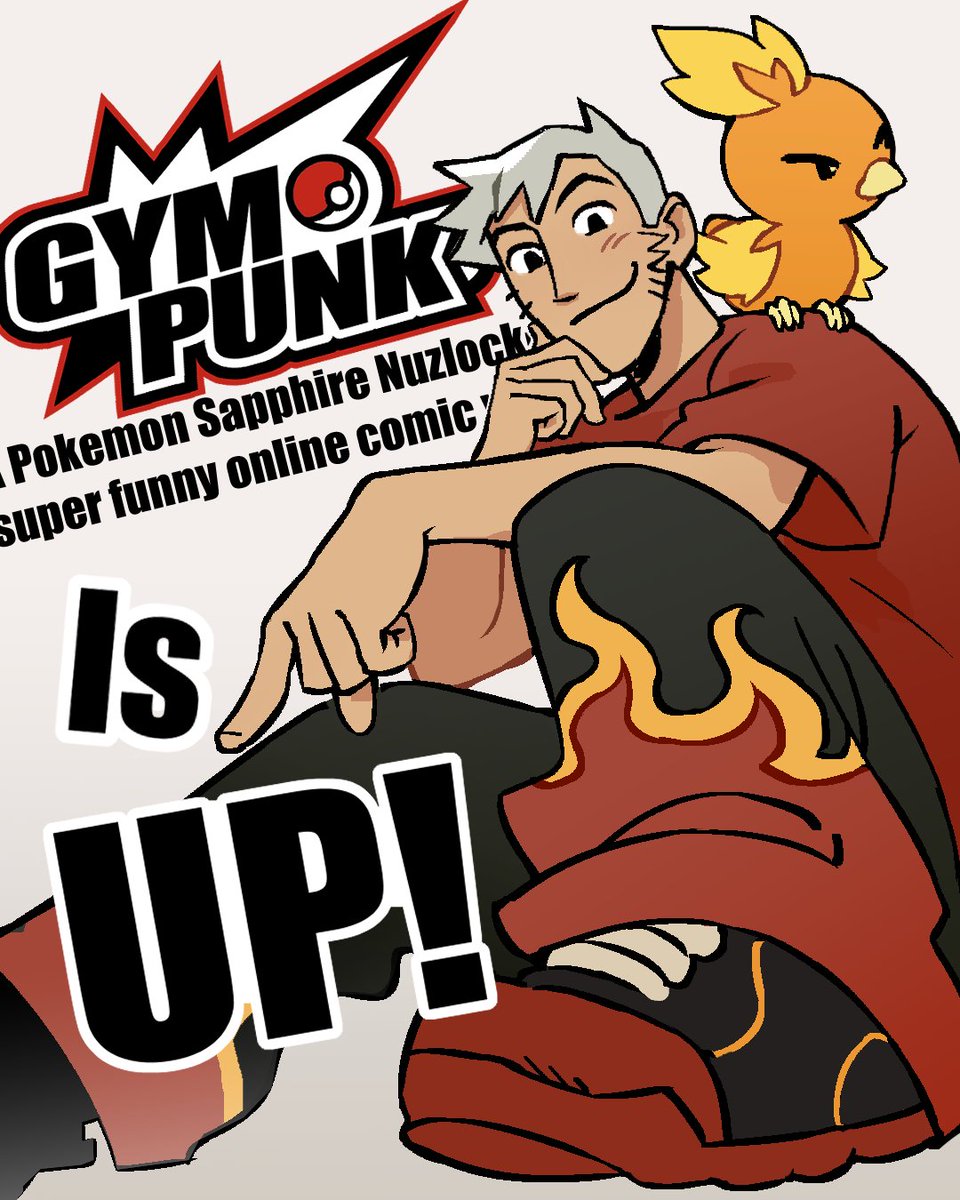 Olibheare's tweet image. My Pokemon Nuzlocke comic GYMPUNK is now available! Thanks to everyone who’s been tagging along so far. I’m really excited! Come check it out on Comicfury : gympunk.webcomic.ws/comics/1/#cont…
Updates Fridays!