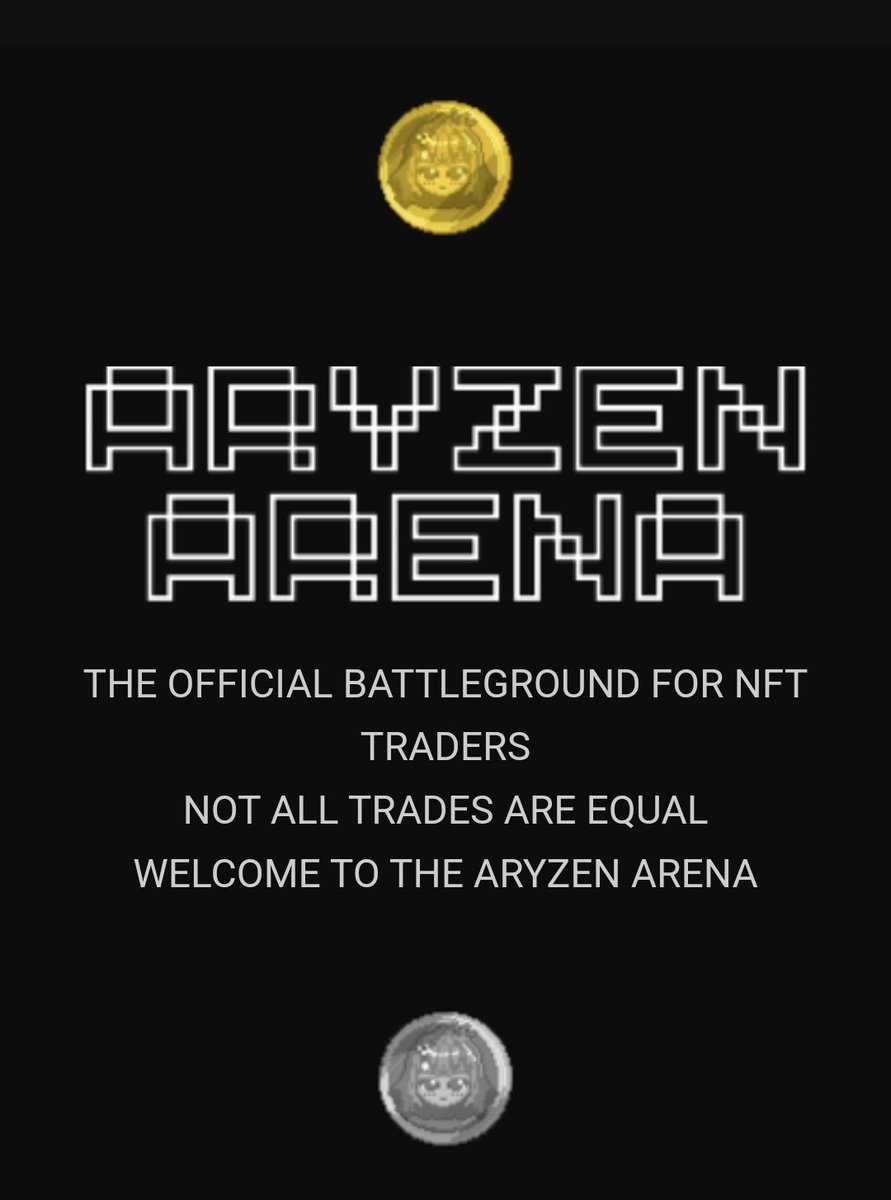CronosAry's tweet image. HEY #CROFAM 
ARYZEN ARENA is live! ⚔️
First challenge: Apr 7 – 12
Trade smart. Trigger synergies.
Climb the leaderboard.

Let the games begin. 
Info in comments 1/2
#AryzenArena #NFTtrading @cronos_chain @cryptocom @EbisusBay