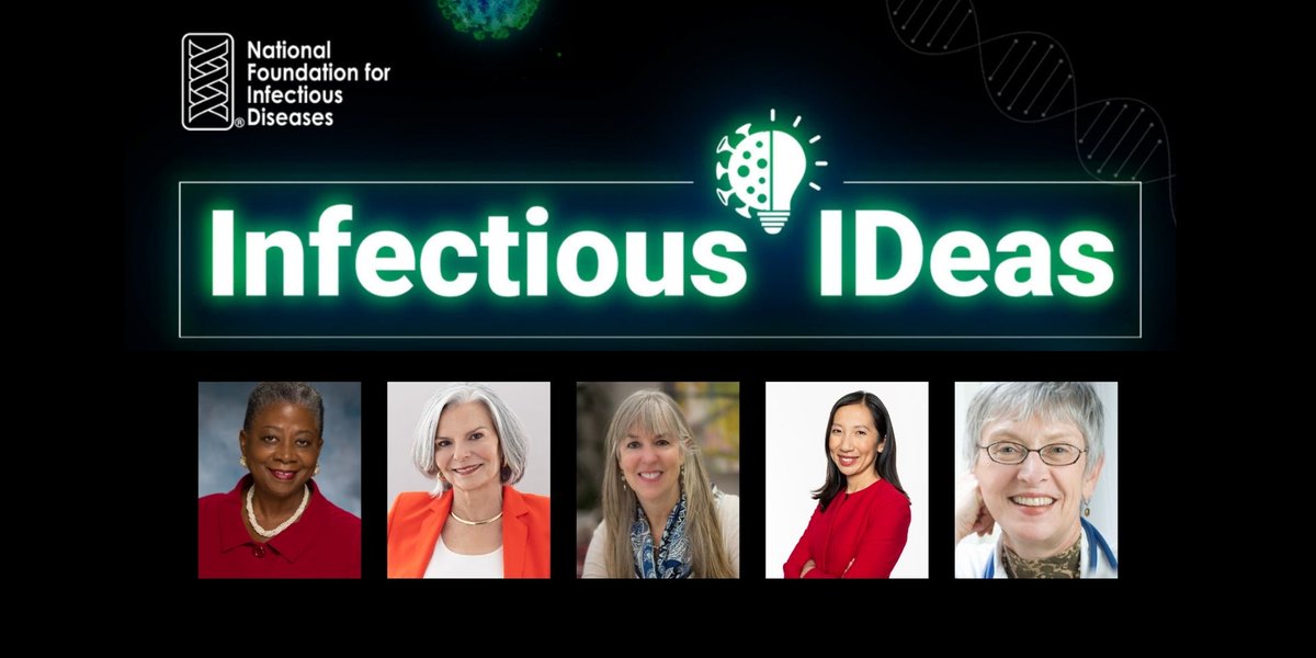 Revisit past episodes of #InfectiousIDeas featuring inspiring women shaping public health around the world 🌍 

ow.ly/lQj750Vu1YM #NFIDPodcast