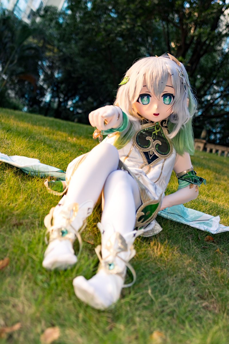 你想要纳西妲的雪糕嘛？吸溜~
#着ぐるみ #kigurumi #GenshinImapact #原神 #纳西妲 #Nahida