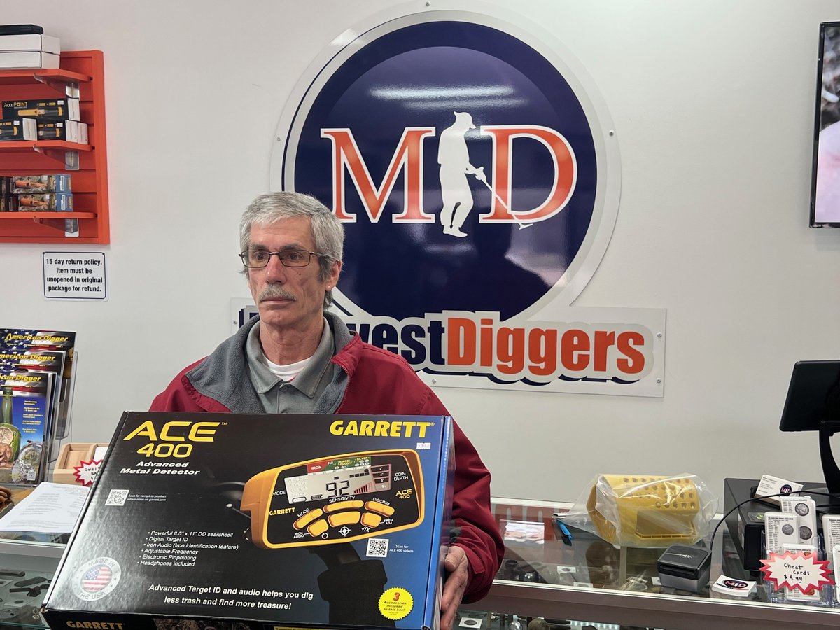 Welcome Mike to the Garrett ACE 400 club!  - Happy Hunting Mike!