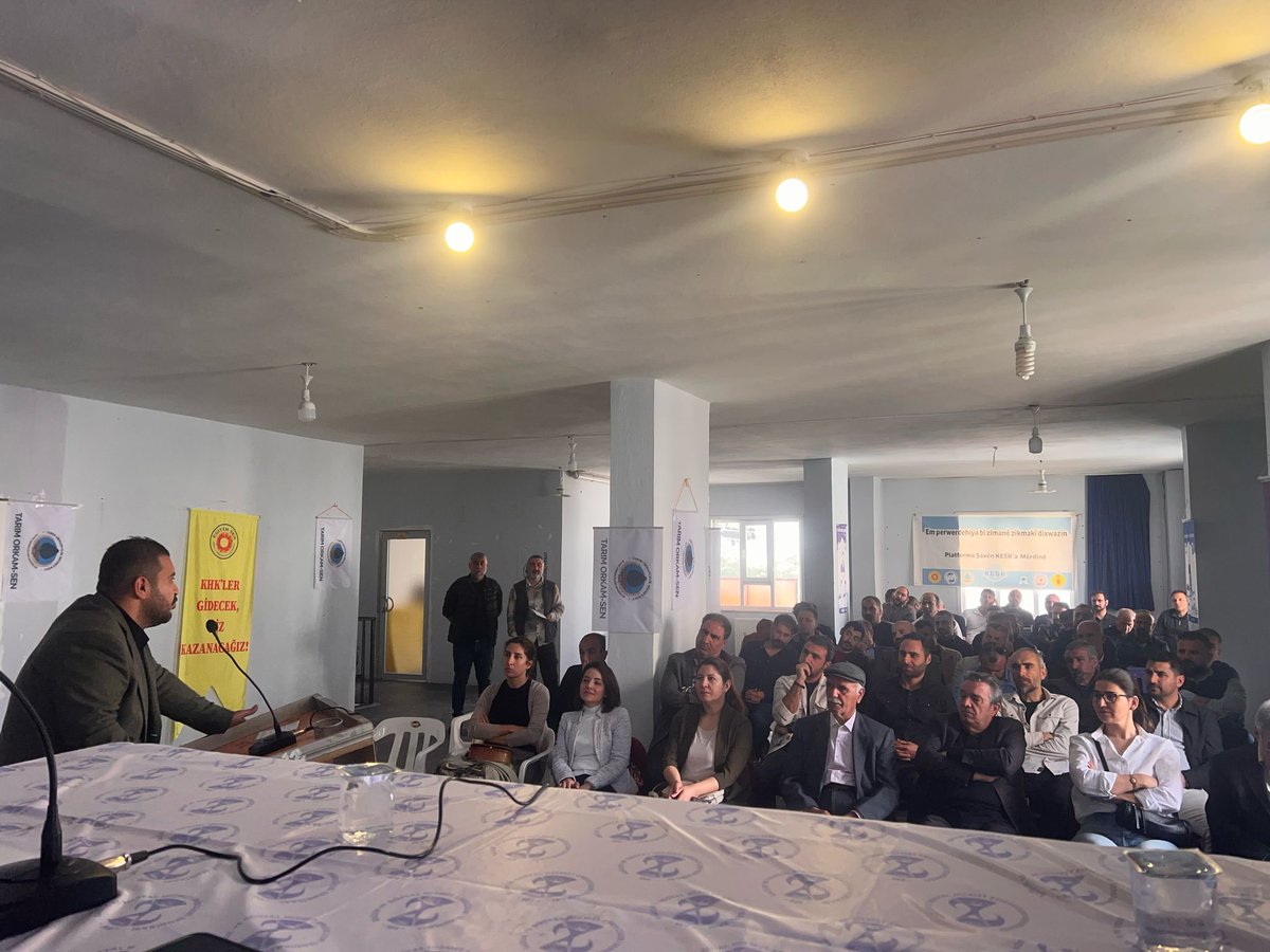 Mardin Tüm Bel -Sen (@mardintumbelsen) on Twitter photo Tarım Orkam Sen Mardin Şubesinin 1. Olağan Kuruluna katıldık. Şube Yürütme Kuruluna ve diğer organlara seçilen arkadaşlarımıza başarılar diliyoruz.
<a href="/OrkamSen/">TARIM ORKAM-SEN MERDİN</a> <a href="/TARIM_ORKAM_SEN/">Tarım Orkam-Sen Genel Merkezi</a> <a href="/KESK1995/">KESK</a> Tarım Orkam Sen Mardin Şubesinin 1. Olağan Kuruluna katıldık. Şube Yürütme Kuruluna ve diğer organlara seçilen arkadaşlarımıza başarılar diliyoruz.
<a href="/OrkamSen/">TARIM ORKAM-SEN MERDİN</a> <a href="/TARIM_ORKAM_SEN/">Tarım Orkam-Sen Genel Merkezi</a> <a href="/KESK1995/">KESK</a>