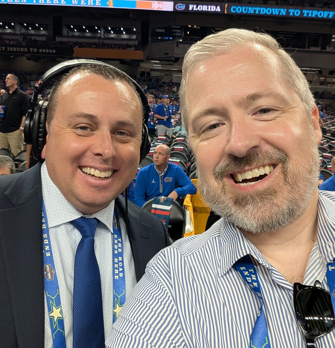 Ryan Maguire (@rmaguire1701) on Twitter photo My <a href="/westwood1sports/">Westwood One Sports</a> partner-in-crime <a href="/AGarciaInSports/">Andy Garcia</a> has been to 22 Men's Final Fours! This is my 2nd. Glad he's still able to show this rookie the ropes! My <a href="/westwood1sports/">Westwood One Sports</a> partner-in-crime <a href="/AGarciaInSports/">Andy Garcia</a> has been to 22 Men's Final Fours! This is my 2nd. Glad he's still able to show this rookie the ropes!