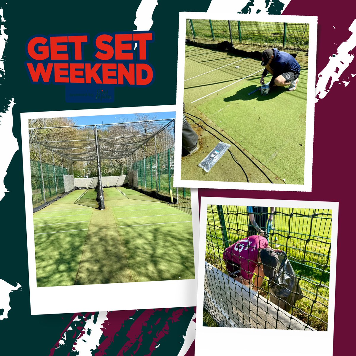 Wow - what a successful weekend. So many jobs completed. Thank you to all the volunteers, you’re a credit to the club 👏. 

We’ll be looking for more volunteers throughout the season.

Thanks again for making the Get Set Weekend a success. 

#getsetweekend🏏