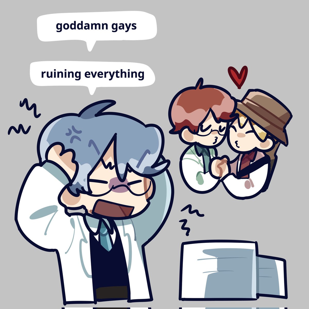 copper11sulfate's tweet image. Clef和Bright把自己的文件丢给Iceberg毁了他的周末