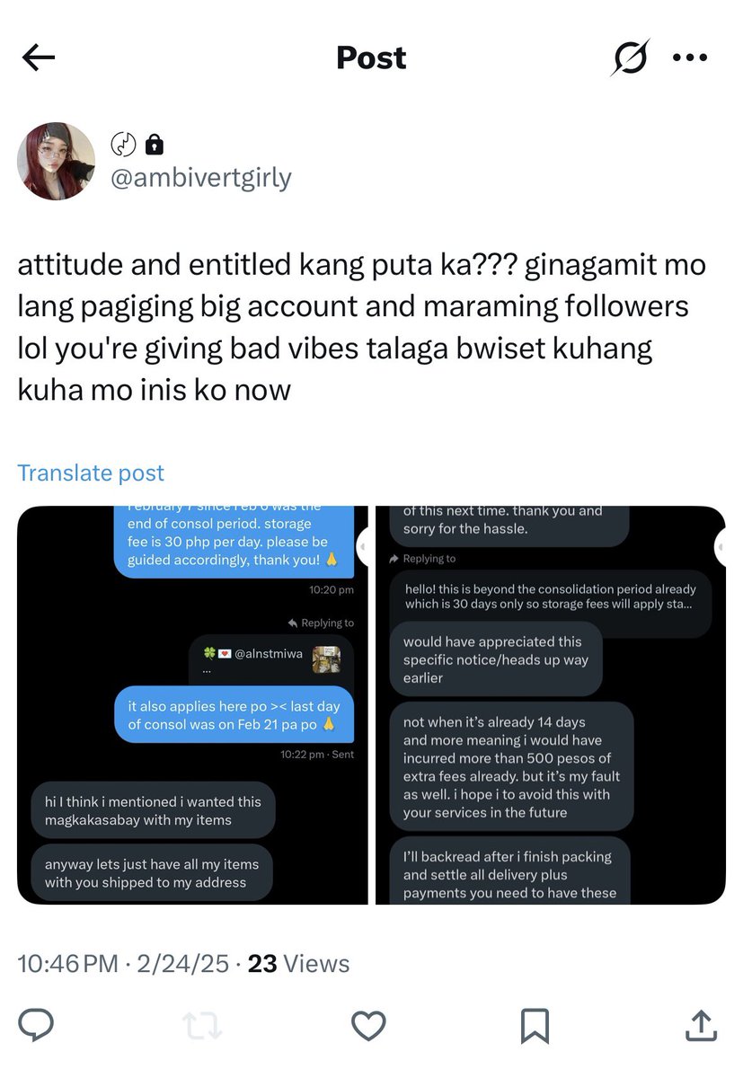 bnsleaks's tweet photo. #nabOAdol #tnxsora

Admin 🥨 or should I say @httpsora's private tweets, hindi ka talaga pwede sa customer service no? https://t.co/F2uSBx4K8i