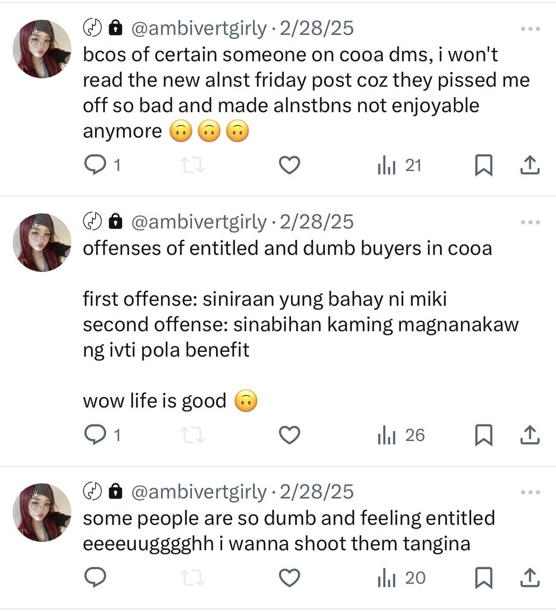 bnsleaks's tweet photo. #nabOAdol #tnxsora

Admin 🥨 or should I say @httpsora's private tweets, hindi ka talaga pwede sa customer service no? https://t.co/F2uSBx4K8i