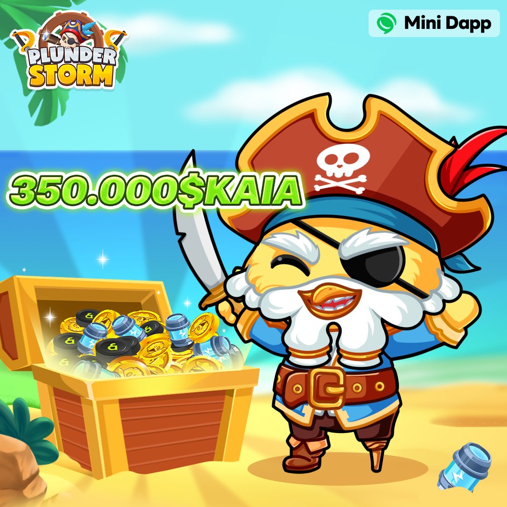 🏴‍☠️ Weekend Plunder 🏴‍☠️
😎 Chillin’ while ranking in the loot? Dive into the action &amp; seize the riches: 👇

✨ Ongoing Special Event: Up to 350,000 $KAIA Rewards
✨ Invite Bonuses—more mates, more loot!
✨ Spin &amp; Win Big: Upgrade spins, unleash powerful Boosts, and max out yer