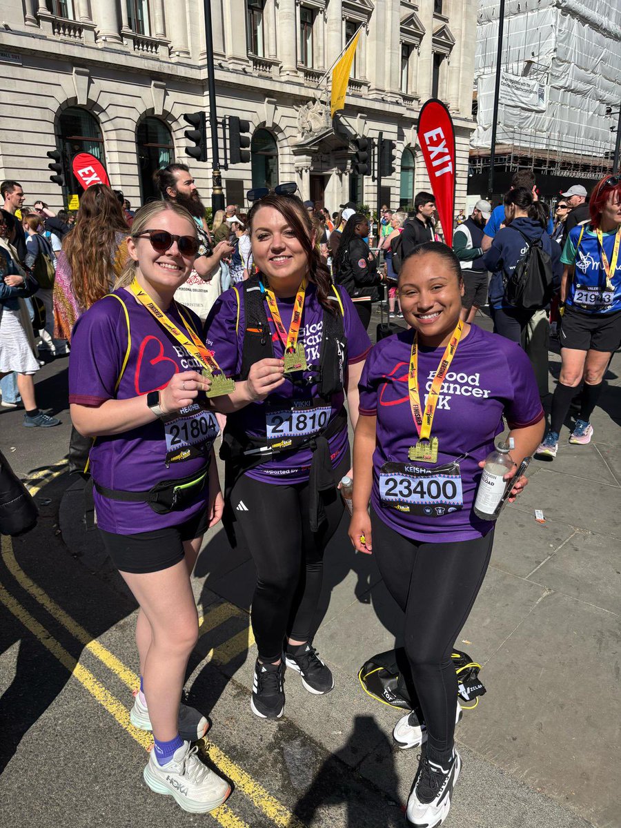 Well done ladies!! They have completed the London Landmarks half marathon today for blood cancer UK! #teamhaem
justgiving.com/team/teamhaemu…