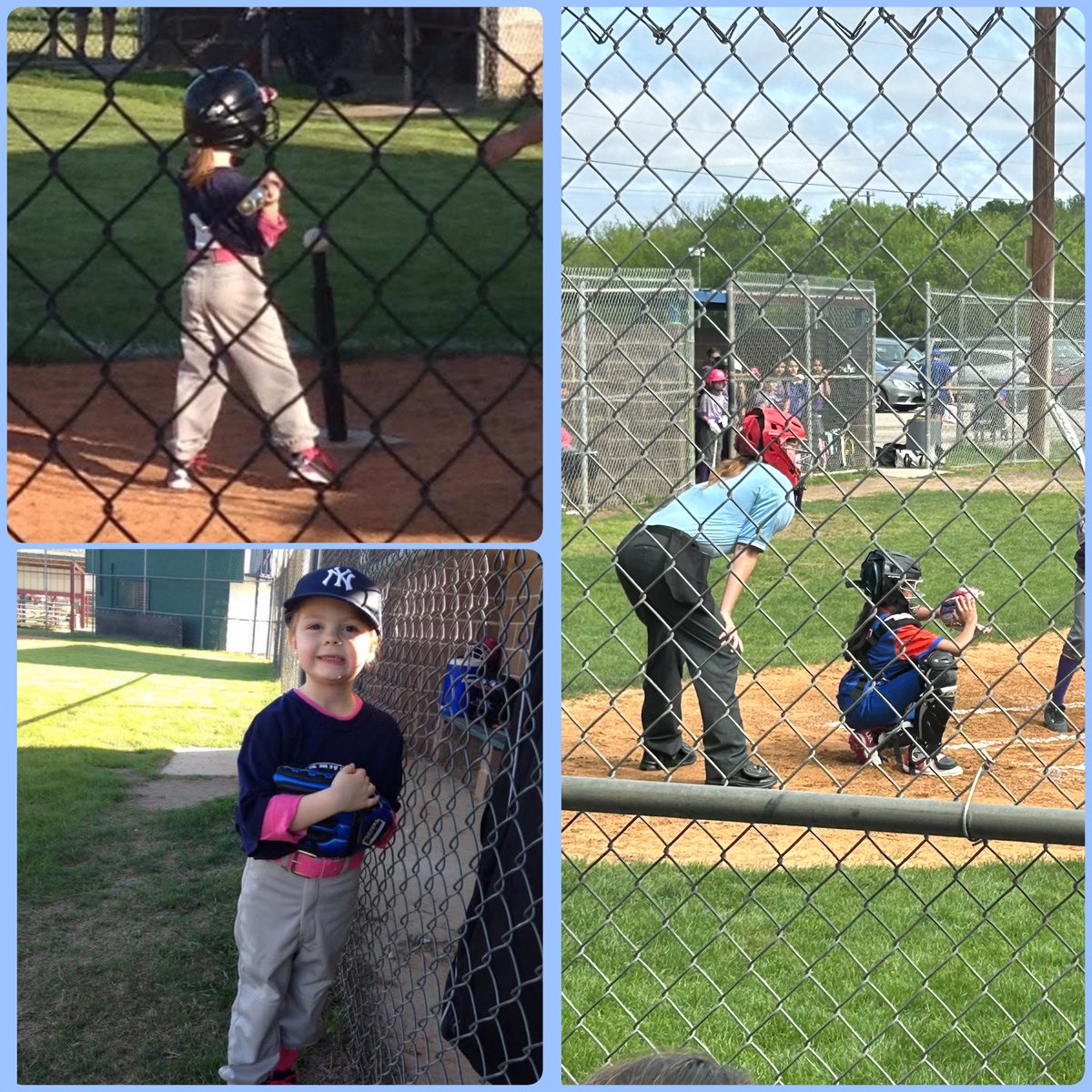 What a moment! Baylie started playing t-ball at Northwest Little League when she was 4 years old. Yesterday, she started umpiring there! Full circle moment. 😊🥎⚾️😊