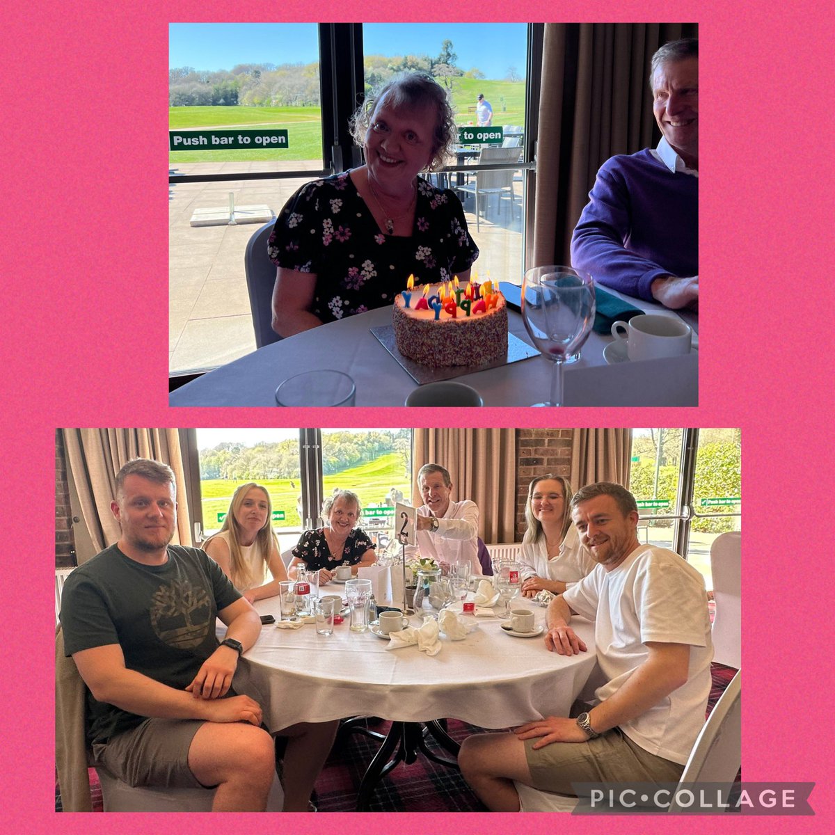Lovely birthday celebration <a href="/StoneleighGolf/">Stoneleigh Golf Club</a> #family 🥳🎊🎉🎂☀️