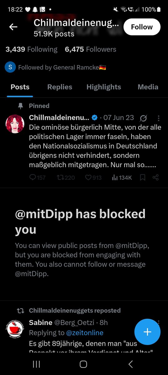 Eine linksgrüne Propagandafaschistin in der Timeline weniger