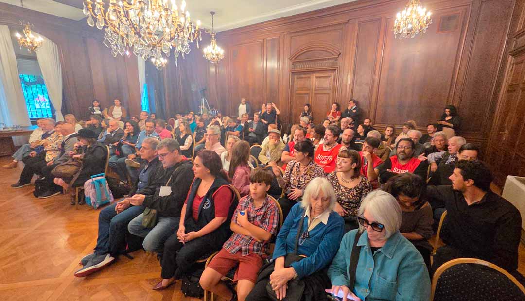 🇬🇲✍️ AMBA: RECONOCIMIENTO DE LA LEGISLATURA A POETAS SINDICALES

El SATSAID participó, junto a <a href="/Radar_Cultura/">Radar Intersindical de Cultura</a>, del acto organizado por la legislatura porteña que distinguió a poetas sindicales de gremios hermanos por su labor en el ámbito de la cultura local. 

Todos los detalles