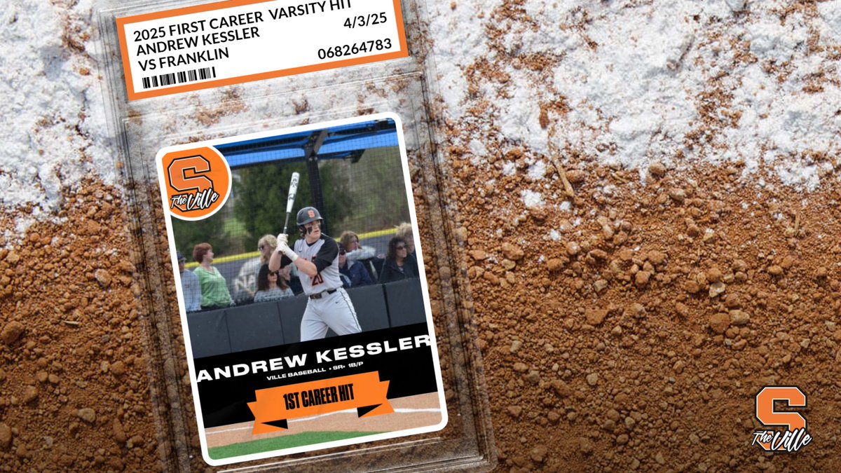 Congratulations to senior Andrew Kessler who picked up his first varsity hit versus Franklin. #reload25