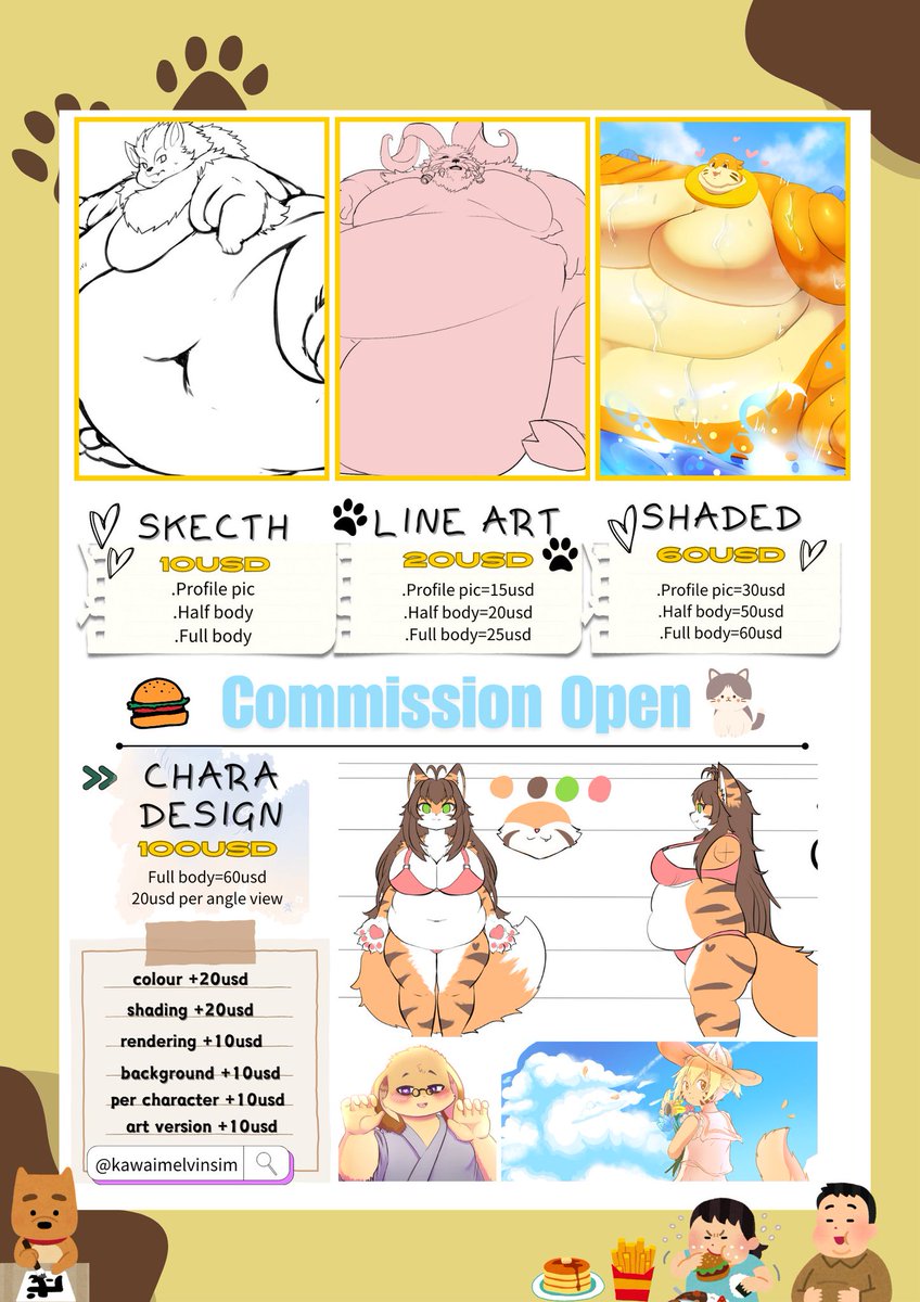 Open commission/委托开放

I already finished my artwork, i think i need a new one
我需要新委托，清完了（

My commission open now !! 
If interested, just DM me 
委托正式开放，有兴趣的可以联系小蚊

Telegram:t.me/kawaimelvinsim
Discord also can DM me : 小蚊#5009