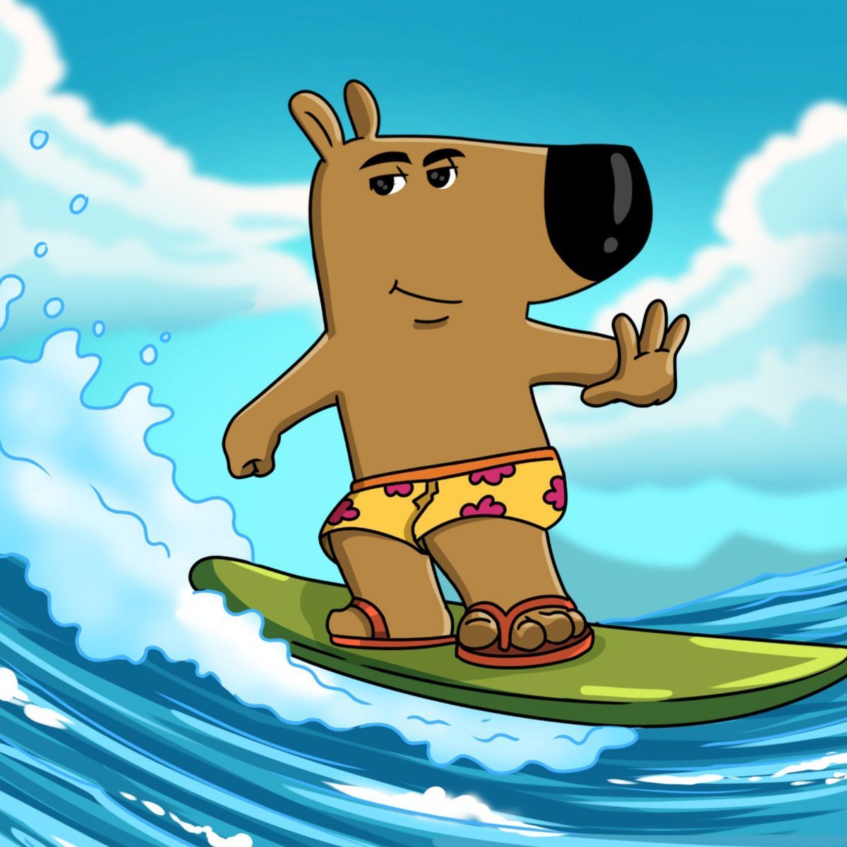 did you catch the chill guy wave?