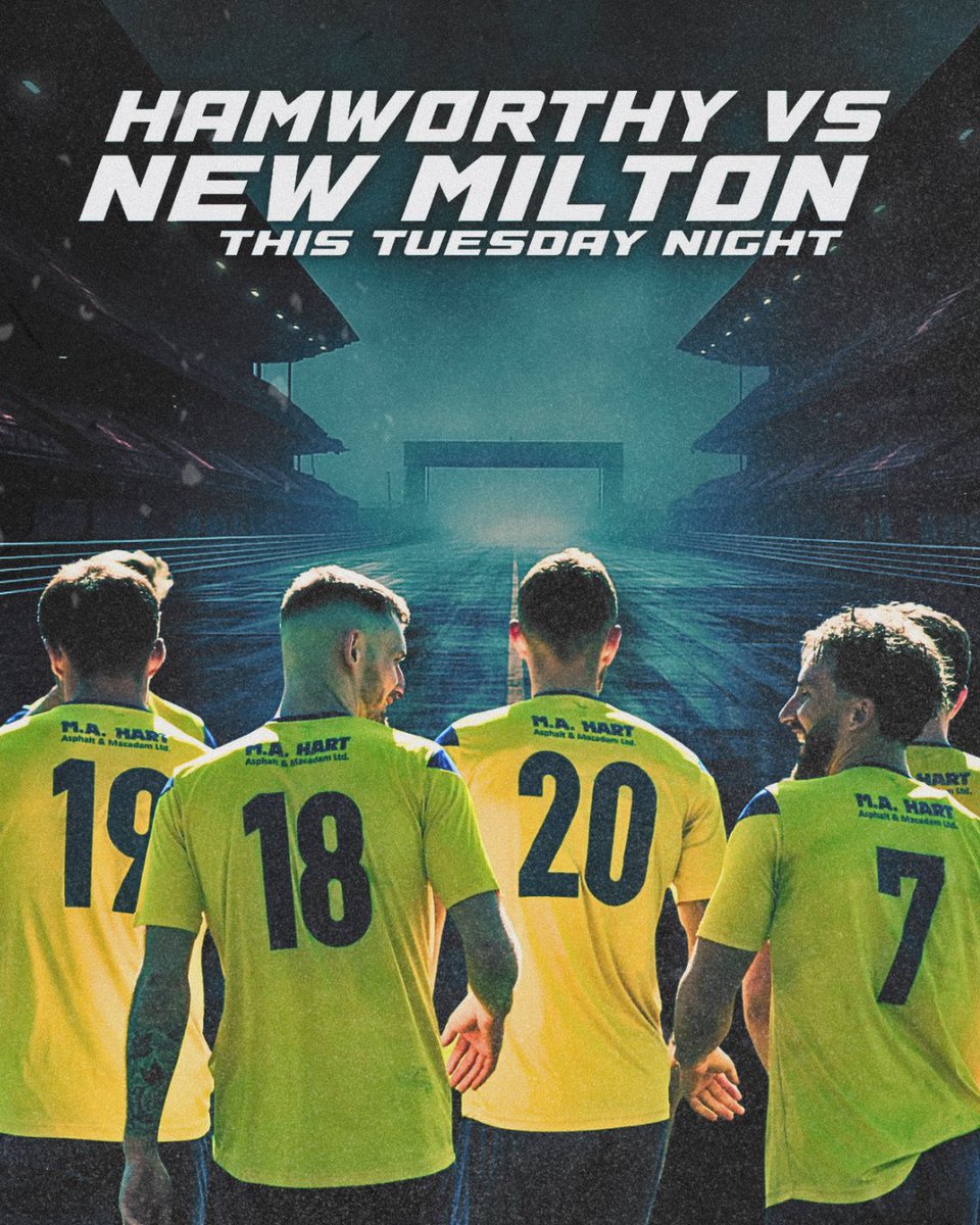New Milton Town FC (@newmiltontown) on Twitter photo NEXT UP - The race to the finish line continues! ๐๐ปโโ๏ธ
๐ <a href="/HamworthyUtdFC/">Hamworthy United FC</a>
๐๏ธ County Ground, BH15 4BF
#UpTheBrickies | NEXT UP - The race to the finish line continues! ๐๐ปโโ๏ธ
๐ <a href="/HamworthyUtdFC/">Hamworthy United FC</a>
๐๏ธ County Ground, BH15 4BF
#UpTheBrickies |