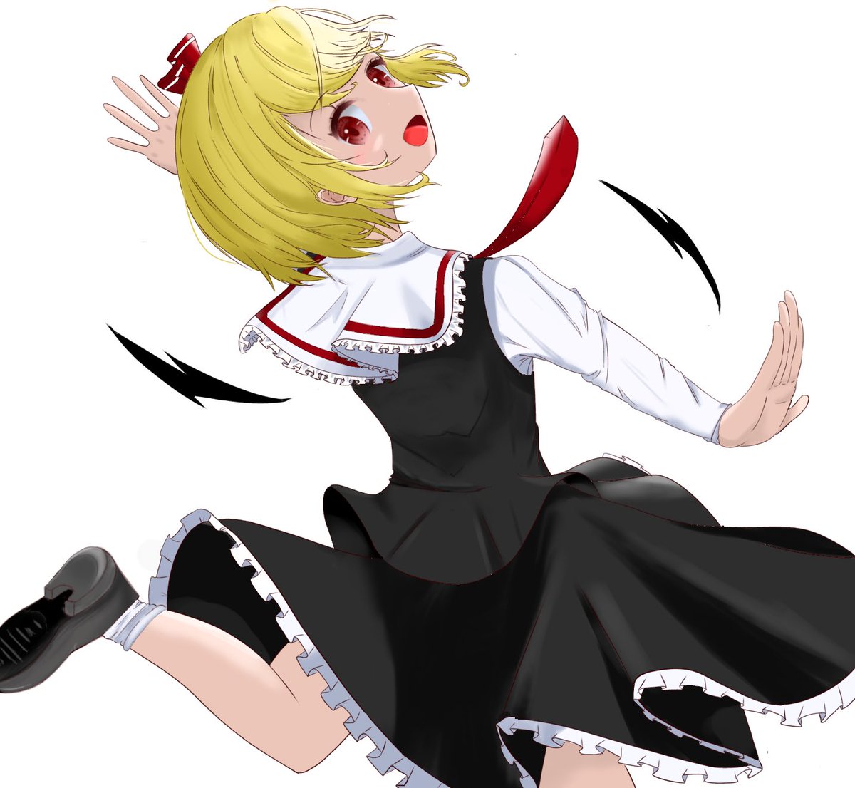 再掲ですー
#毎月7日はルーミアの日 
#毎月七日はルーミアの日