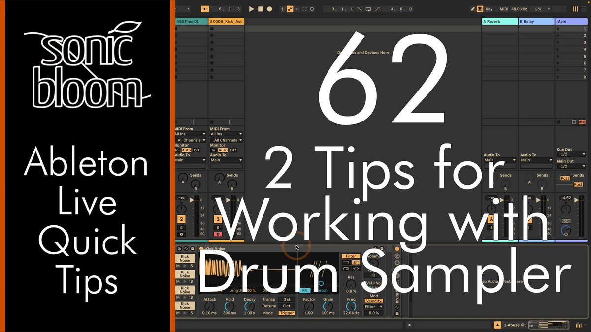 Ableton Live 12.1 introduced the Drum Sampler. Here are two things you should know about using it in Drum Racks. youtu.be/ryqyvgHdhf4 #ableton