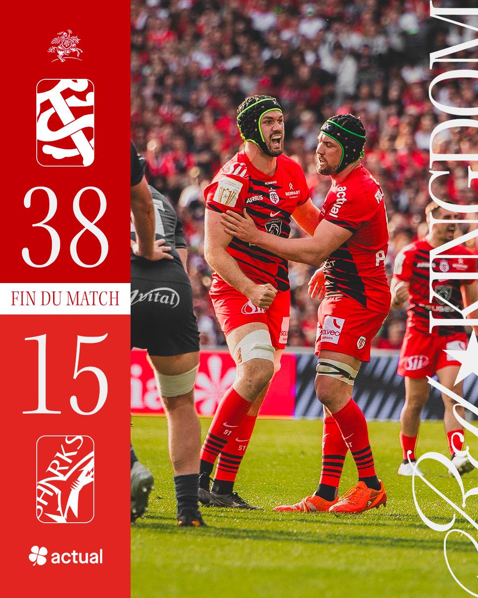 C'est fait, Toulouse est en quart de finale ! 😍