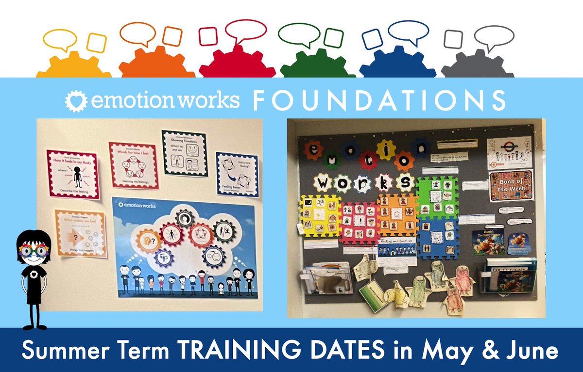 Emotion Works (@emotionworkscic) on Twitter photo SUMMER TERM TRAINING DATES for Early Learning Practitioners with <a href="/EmotionWorksCIC/">Emotion Works</a>
Introductory Course: Thurs 1st May & Thurs 29th May, 3:30-5pm online.
Extension Session: Thurs 12th June, 3:30-5pm
Read more & sign up here: emotionworks.org.uk/ewfoundations-… SUMMER TERM TRAINING DATES for Early Learning Practitioners with <a href="/EmotionWorksCIC/">Emotion Works</a>
Introductory Course: Thurs 1st May & Thurs 29th May, 3:30-5pm online.
Extension Session: Thurs 12th June, 3:30-5pm
Read more & sign up here: emotionworks.org.uk/ewfoundations-…