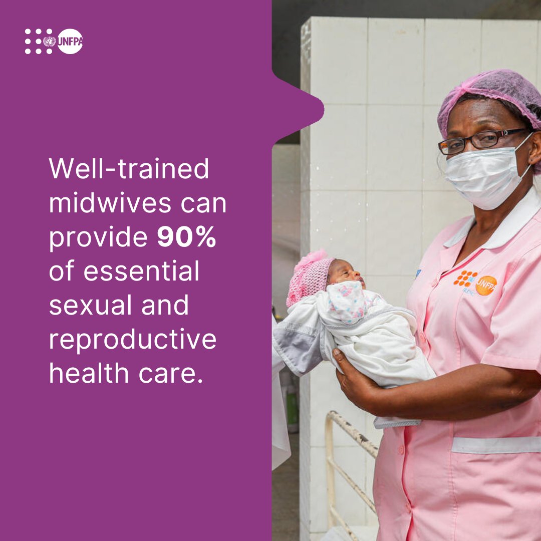 #Midwives are defenders of health and human rights 🧡

This #WorldHealthDay, join <a href="/UNFPA/">UNFPA</a>—the <a href="/UN/">United Nations</a> sexual and reproductive health agency—to celebrate their life-saving work: unf.pa/mid

#GlobalGoals