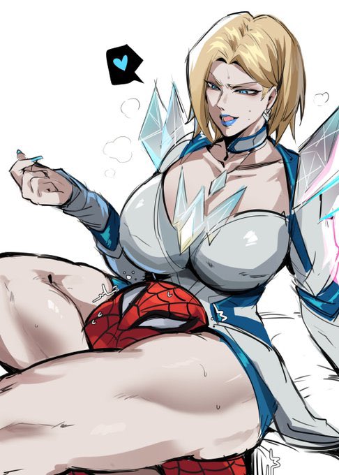 Mutant, Alien, Man..

They all end up wrapped in-between her skull crushers.