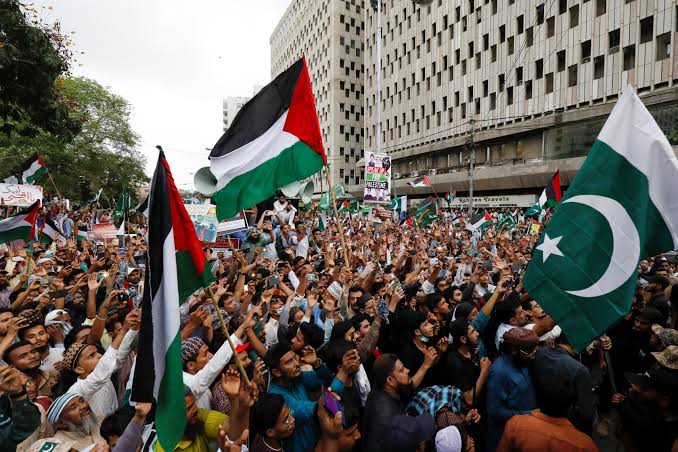 Pakistan stay with Palestine.
